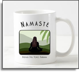 Namaste Yoga Girl Mug