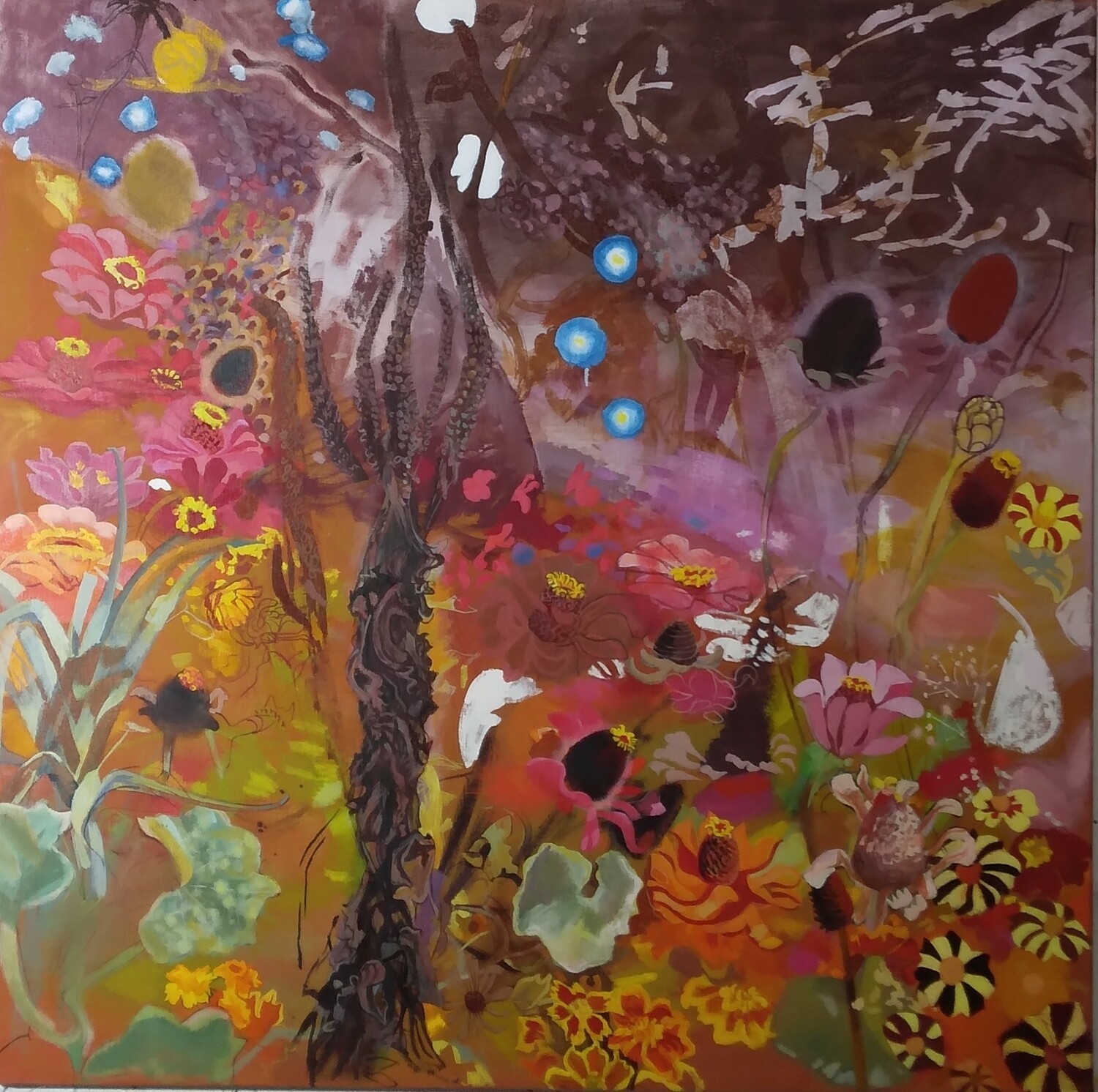 Rusty Seedheads, Golden Garden