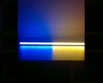 Bandiera a led UCRAINA lunghezza 90cm.