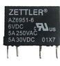 AZ6951-5 ZETTLER Relè: elettromagnetico; SPST-NO; Ubobina: 5VDC; 5A/250VAC; 5A