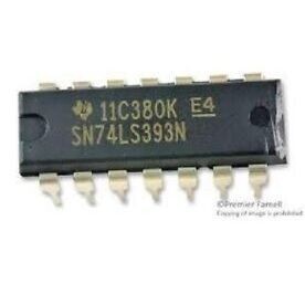 SN74LS393N Circuiti integrati contatori Dual 4-Bit Binary  dip 14