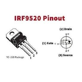 SFP9520 MOPSFET CANALE P 100V 6A