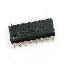 74HC595 Registri a scorrimento per contatori Pb-F 74HC CMOS logic IC series SOI