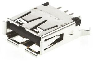 Connettore USB  USB-A 2.0 Connettore, Verticale, 4 Poli, TE Connectivity