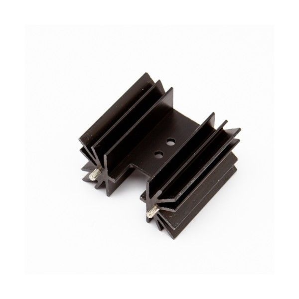 Dissipatore a montaggio verticale con pin - 42x25x25mm
