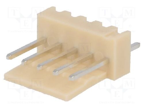 Connettore 5p. maschio diritto p.2,54 - NINIGI NS25-W5P (equivalente Molex)