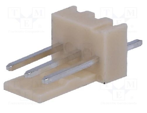Connettore 3p. maschio diritto p.2,54 - NINIGI NS25-W3P (equivalente Molex)