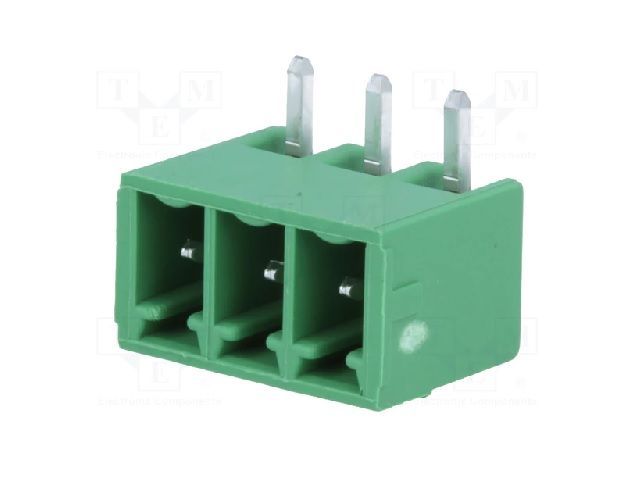 Connettore, Morsetto, 3p. maschio 90°, p.3,81 - PHOENIX MC1.5/3-G-3.81
