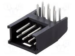 CONNETTORE 4X2 POLI MASCHIO 90° AMP MODU 2; 2,54mm; THT