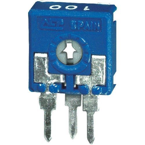 TRIMMER 1OK MONOGIRO ACP REGOLAZIONE ORIZZONTALE BLU - CA9PH2.5-10KA2020-SH