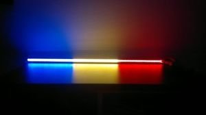 Bandiera a led ROMANIA lunghezza 90cm.