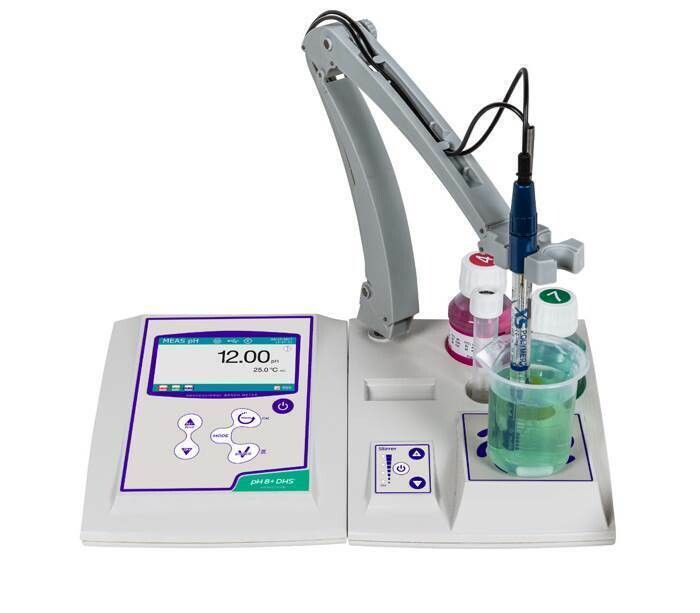 pH8+ DHS STIRRER | pHmetro da banco con stirrer XS
