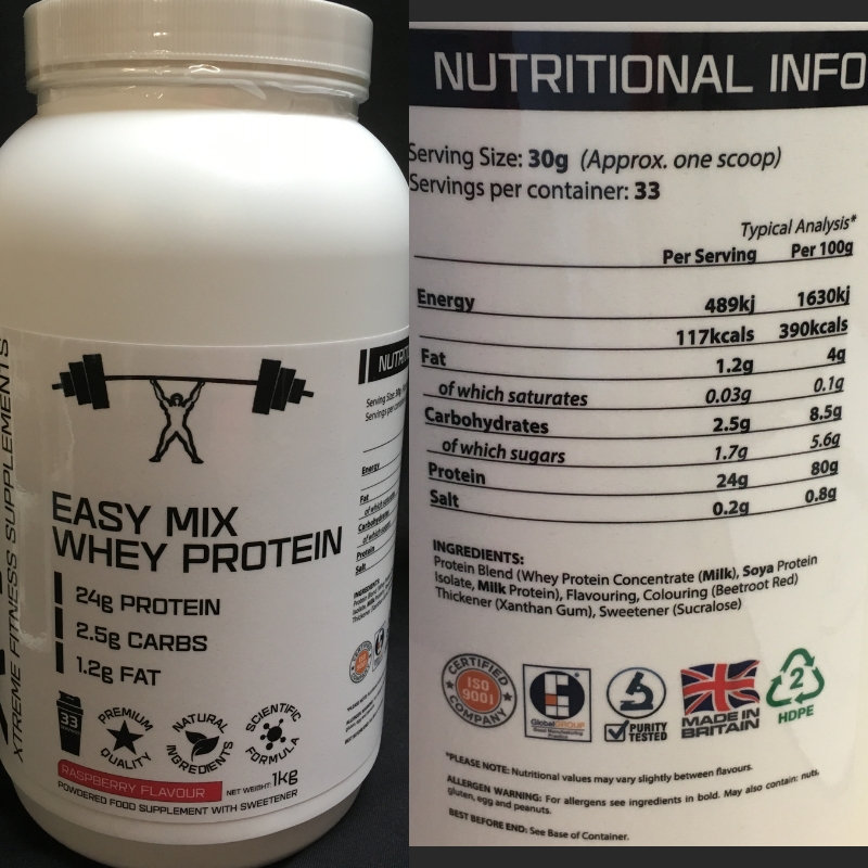 Easy Mix Whey Protein - Raspberry