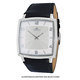 Kaye Men&#39;s Swiss Stainless Steel Watch with Genuine Leather Strap - Assorted Colors