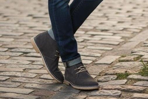 Mens suede hunter boots