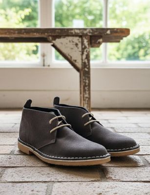 Mens suede hunter boots