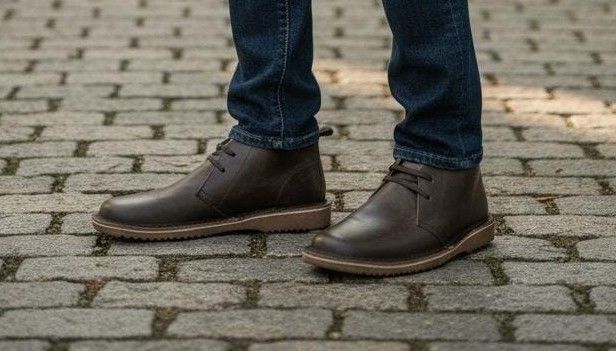 GENUINE LEATHER MENS VELLIES