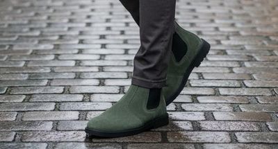 Men&#39;s leather boots 