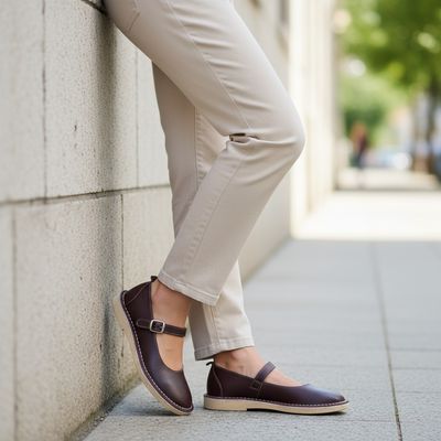 Marry Jane Genuine Leather