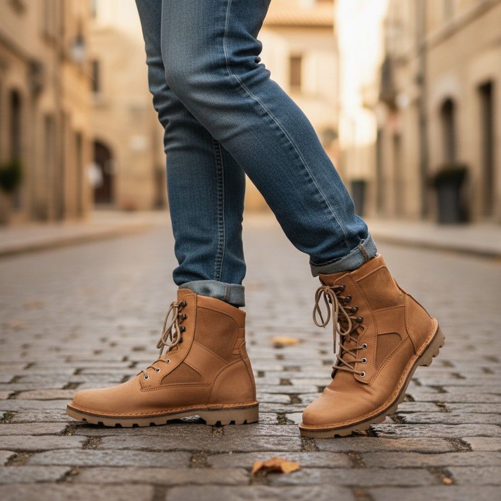 Men&#39;s Vellies- Army boot, Colors: Tan