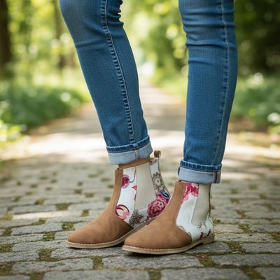 Ladies Nubuck Boot -Printer