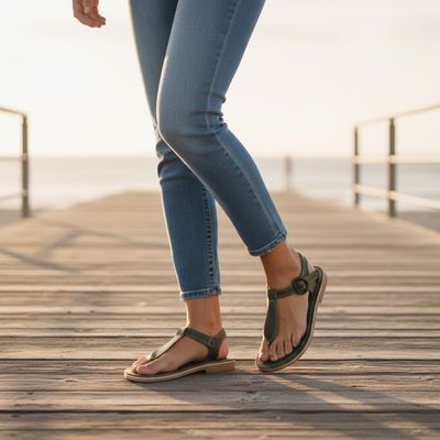 SunStep Leather Sandles