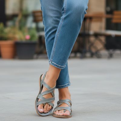 Livia Leather Sandal