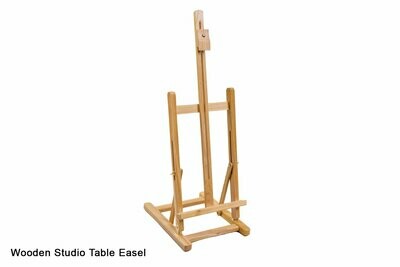 Wooden Adjustable Table Top Easel with Easy Store