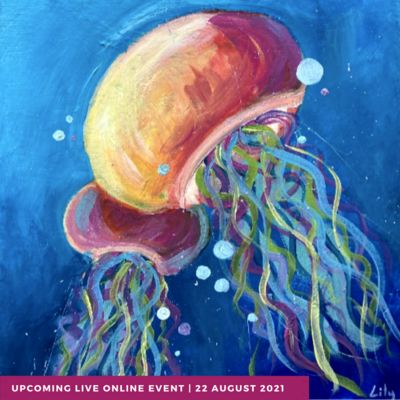 "Ocean's Bloom" by Lily Brannon including Live Online Event "Ocean's Bloom" by Lily Brannon including Live Online Event