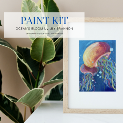 Ocean's Bloom by Lily Brannon | Paint Kit