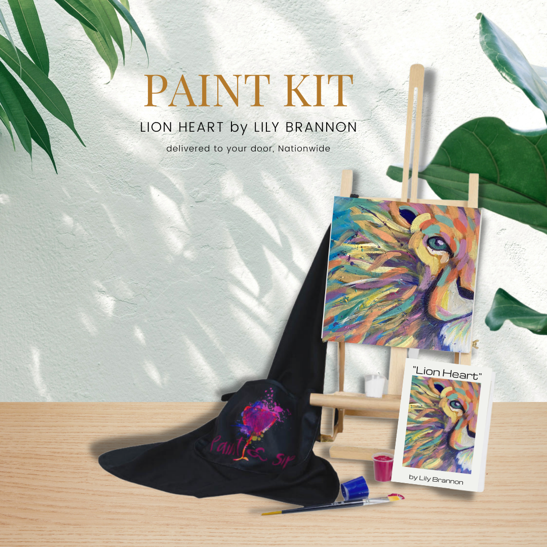 Lion Heart by Lily Brannon | Paint Kit