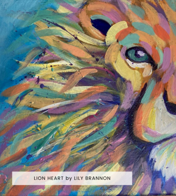Lion Heart by Lily Brannon | Paint Kit