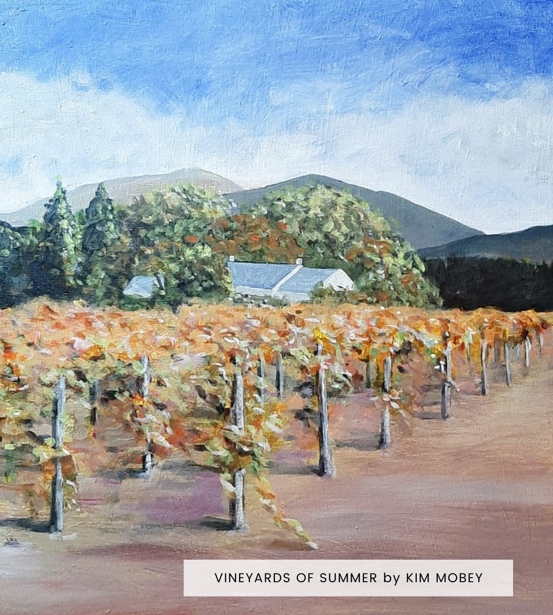 Vineyards of Summer by Kim Mobey | Paint Kit