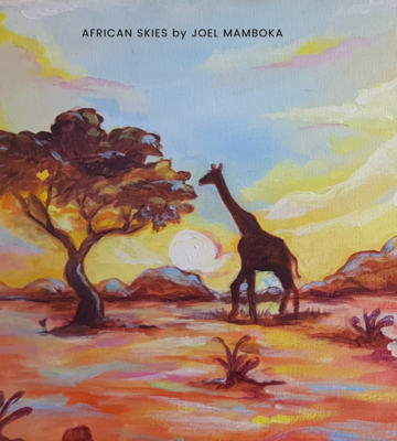 African Skies by Joel Mamboka | Paint Kit