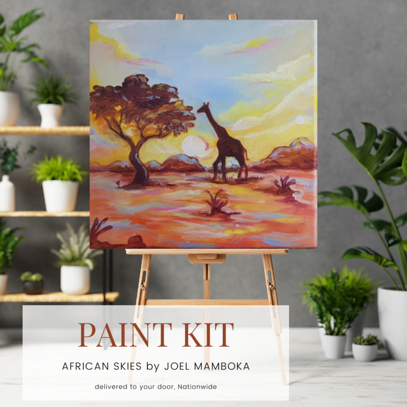 African Skies by Joel Mamboka | Paint Kit