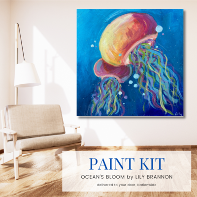 Ocean's Bloom by Lily Brannon | Paint Kit