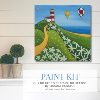 Oh I Do Like To Be Beside The Seaside by Tuesday Houston | Paint Kit