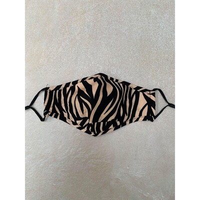 Stofmundbind zebra camel ThreeM Stofmundbind zebra camel ThreeM