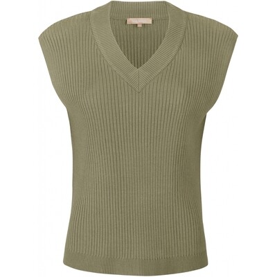 SRJasmin vest v-neck knit covert green Soft rebels SRJasmin vest v-neck knit covert green Soft rebels
