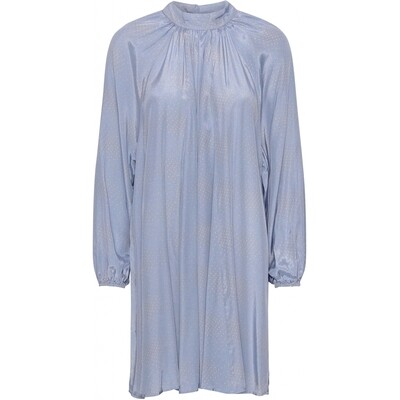 Cirkeline dress Blue with orange dot Costamani Cirkeline dress Blue with orange dot Costamani