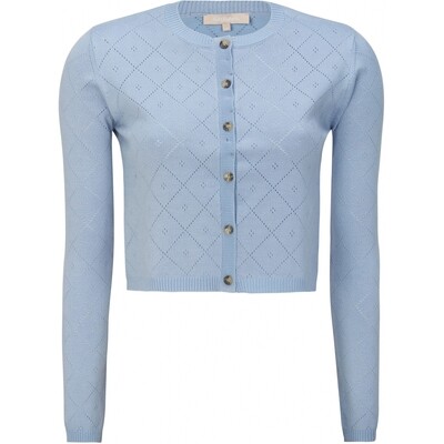 SRLISA cropped cardigan knit Zen blue Soft rebels SRLISA cropped cardigan knit Zen blue Soft rebels
