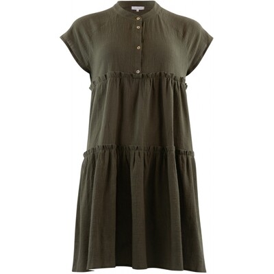 Jytte dress Army el. sky blue Continue Jytte dress Army el. sky blue Continue