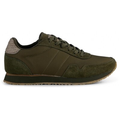 Nora III leather Dark Oliven Woden Nora III leather Dark Oliven Woden
