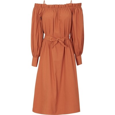 SRSenorita offshoulder dress Rooibos tea Soft rebels SRSenorita offshoulder dress Rooibos tea Soft rebels