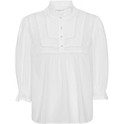Isabella 3/4 sleeve white Continue