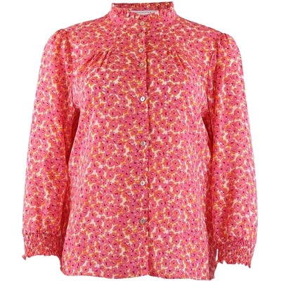 Asta blouse pink flower Continue Asta blouse pink flower Continue