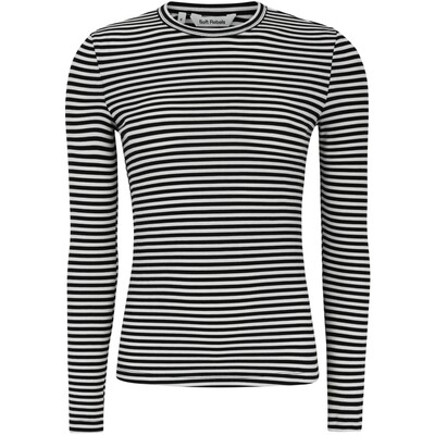 SRFenja stripe O-neck Top Soft Rebels