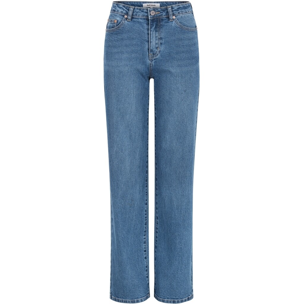 SRWilla midwaist Wide Jeans Soft rebels