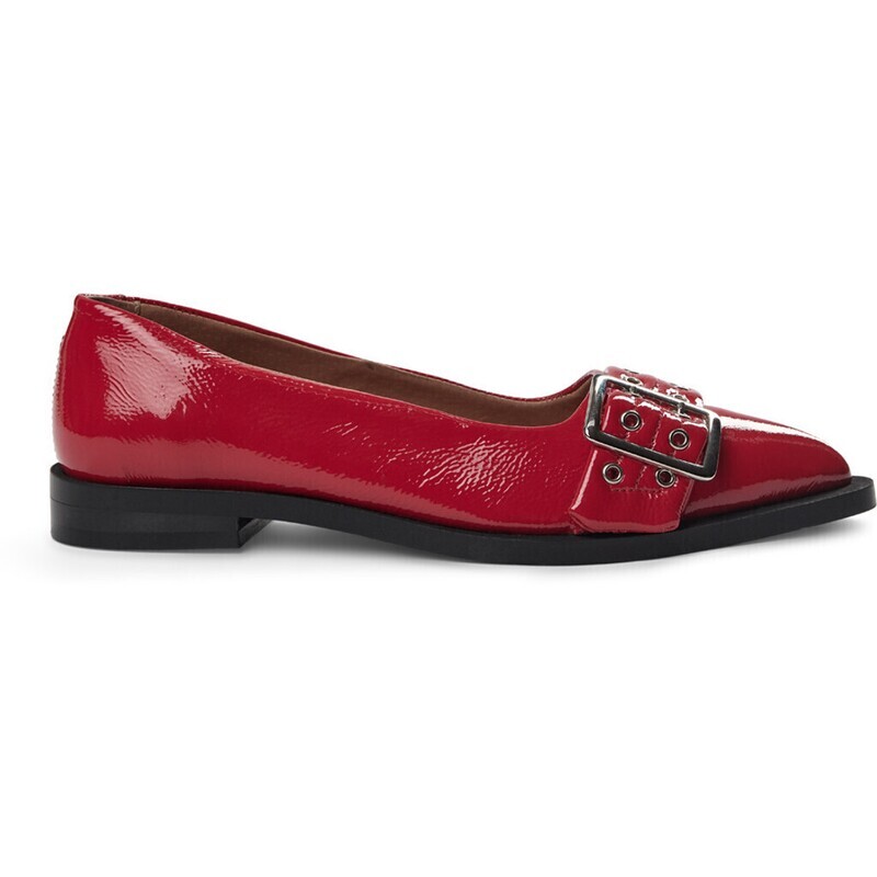 Saso Loafers Red Patent Pavement