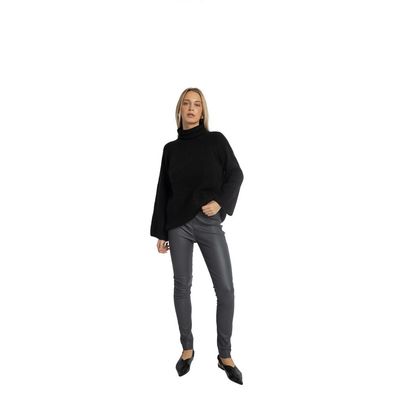 Halston grey leather Redesigned Halston grey leather Redesigned